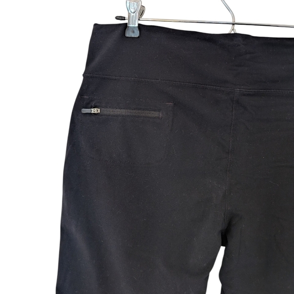 Lululemon Relaxed Fit Crop II Black Spandex Wide Leg Rel: 11/2011 Women's size 8 - Picture 8 of 11